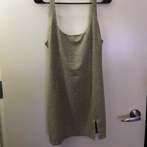 Abercrombie Green & White Floral Mini Dress